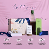 Gleevers Scented Glamour Gift for Women |Gift Box pack of 2 with Vert Perfume (30 ml) and Crystal Drop Earring | Birthday Gift, Anniversary Gift, Rakhi Gift, Valentine Gift, Secret Santa Gifts